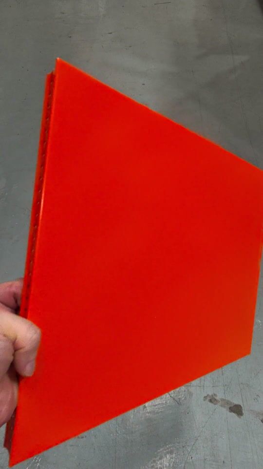 Tablette extérieure orange pur RAL 2004 – compatible avec USM Haller