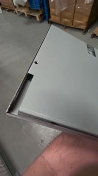 Abattant non laqué 35 × 35 cm en détail – compatible avec USM Haller