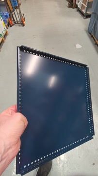 Tablette intérieure bleu acier RAL 5011 – compatible avec USM Haller