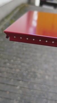 Ripiano esterno rosso rubino RAL 3003 per USM Haller