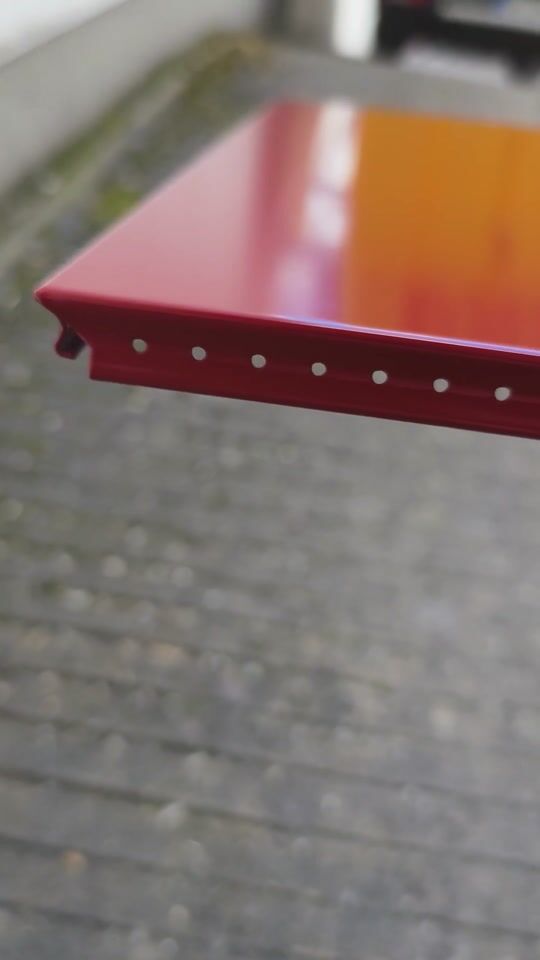 Ruby red external shelf RAL 3003 for USM Haller